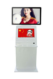 Электрический крытый Синьяге приведенный цифров киоска знаков, двойной игрок рекламы ЛКД экрана
