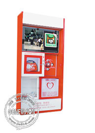 Синьяге с Вифи, станция цифров киоска шкафа дисплея Лкд рекламы скорой помощи Аед аварийная сердечная