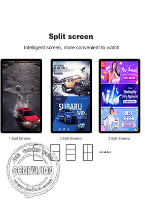 15.6 дюймовый L-образный табличный рекламный экран с сенсорным экраном или без сенсорного экрана для прилавка