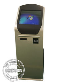 очередь банка 19 дюймов снабжая киоск билетами компьютера касания принтера NFC киоска обслуживания собственной личности машины