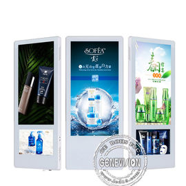 Крытый экранный дисплей ХД установленное стеной 18,5 рекламы лифта ЛКД экран 10 дюймов двойной
