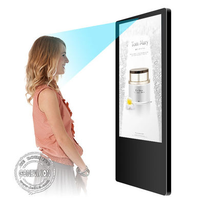 Дисплей объявления LCD распознавания лиц AI держателя стены 400CD/M2 для лифта
