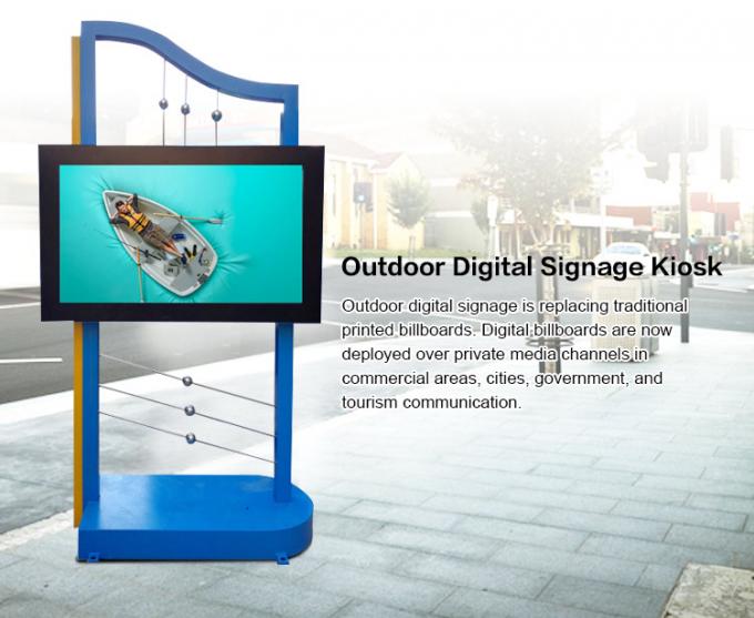 43" Signage LCD на открытом воздухе цифров экрана касания с 4G