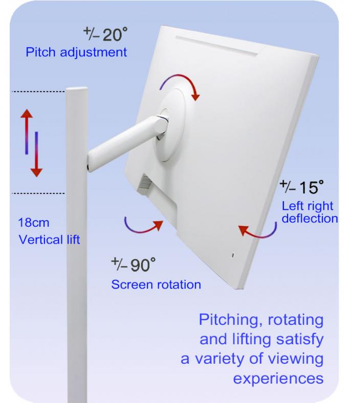 24" 27" 32" Мобильный смарт-экран Android 11 OS 4 ГБ 64 ГБ Сворачиваемый смарт-сенсорный экран с перезаряжаемой батареей 3