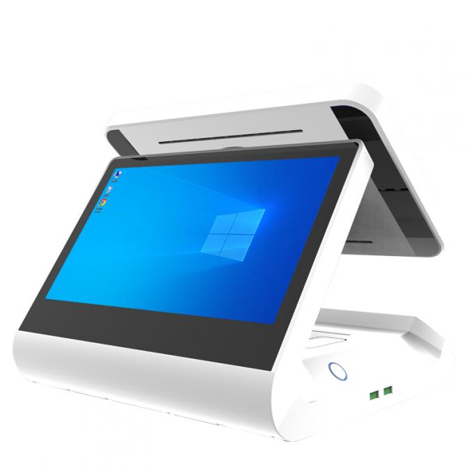 Android Desktop Двухэкранный кассовый экран с 80 мм принтером и сканером 11.6inch+11.6inch 2GB+32GB POS Systems Machine Terminal 1