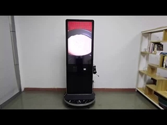 43-дюймовый принтер для наушников ИИ Интерактивный сенсорный экран Киоск со сканером QR-кода