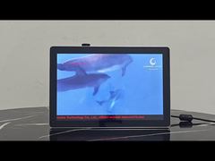 Часы: 10,1-дюймовая металлическая алюминиевая рама, настенное крепление, Android PC PCAP, сенсорный экран, витрина