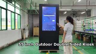 55 inch Outdoor IP65 Double-Sided LCD Advertising Kiosk