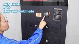 43-дюймовый Smart Signage заряжает телефоны