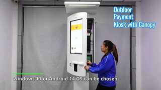 Наружный киоск с сенсорным экраном: устойчивая к атмосферным воздействиям оплата самообслуживания