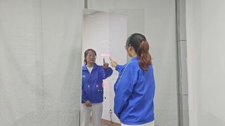 43-дюймовый киоск LCD Magic Mirror Glass с камерой и тепловизионной камерой