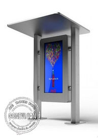 Реклама Синьяге цифров сенсорного экрана Коммерикал на открытом воздухе с Ос Андриод