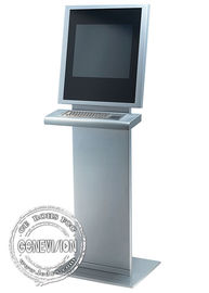 Свободный стоящий экран касания дисплея цифров Синьяг киоска рекламы проверяя клавиатуру информации