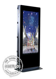 Стоящий андроид видео в торговых центрах, случай Синьяге 65 цифров монитора Тфт Лкд дюйма металла