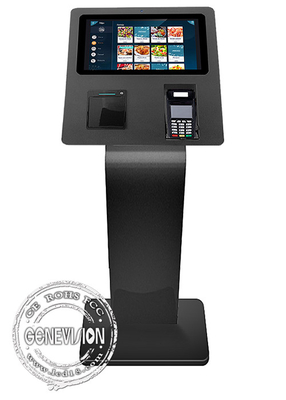 Киоск обслуживания собственной личности ландшафта WiFi 15,6 дюймов с цветом черноты принтера и блока развертки
