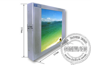 дисплей Маунта LCD стены 15 дюймов, коэффициент сжатия lCD 4:3 рекламируя TV