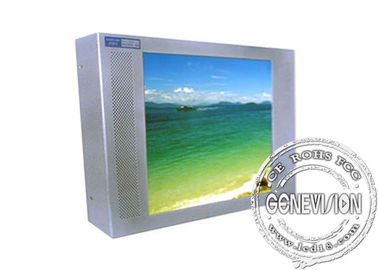 дисплей Маунта LCD стены 15 дюймов, коэффициент сжатия lCD 4:3 рекламируя TV