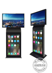 Дисплея Синьяге цифров киоска сети андроида ХД экран свободного стоящего вертикального двойной