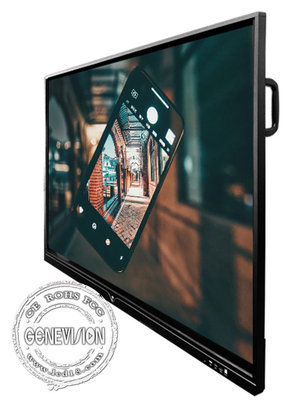 Анти- система выигрыша 10 андроида панели экрана касания инфракрасн дюйма стекла 85 дюймов 4К плоская двойная