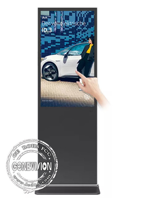 55 киоск экрана касания AR 65 дюймов стеклянный, киоск Signage андроида 4K цифров входного сигнала HDMI