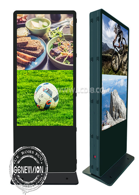 75&quot; 4K Dual Screen WIFI Digital Signage Interactive Digital Totem Touch Screen Kiosk с операционной системой Win 11