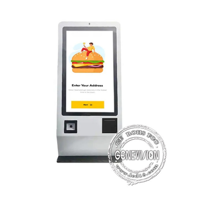Рабочий стол Android 24 дюймовый сенсорный экран самообслуживание автоматический платежный аппарат для ресторана