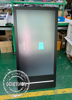 43&quot; AG Glass Digital Outdoor Display Тотемный экран Аккумуляторная батарея Система Windows LCD Цифровая вывеска