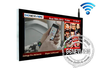 65 Синьяге установленный стеной цифров Вифи дюйма ТФТ, экран дисплея рекламы ЛКД