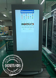 55 монитор тотема рекламы ЛКД экрана касания Синьяге ПКАП цифров дюйма водоустойчивый