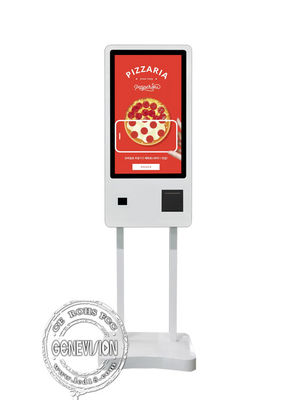 24 киоска обслуживания собственной личности ресторана дюйма с блоком развертки принтера NFC билета
