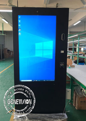Киоск оплаты Signage цифров экрана касания дверного звонока 2000cd/m2 на открытом воздухе с встроенным POS