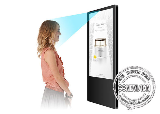 Ультра тонкий экран рекламы лифта андроида с распознаванием лиц