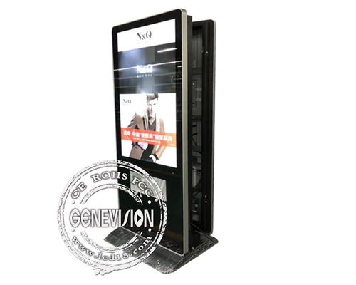 Двойной Signage 400cd/m2 WiFi LCD цифров экрана с зарядной станцией сотового телефона