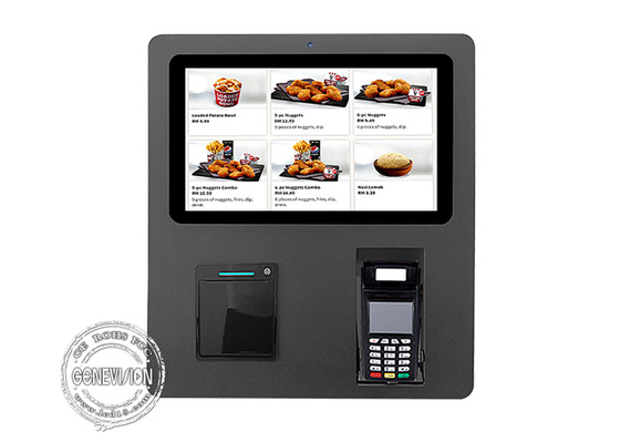 Киоск Cashless собственной личности камеры распознавания лиц приказывая в ресторане 15,6 дюйма