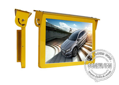 19 экран рекламы автобуса андроида WIFI 4G GPS LCD Signage цифров автобуса держателя крыши дюйма