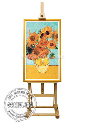 32-55 дюймовый напольный сенсорный экран Рекламный дисплей Android LCD Digital Art Frame для музея