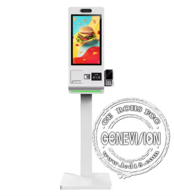 На полу 32/43/49/55/65 дюймовый LCD рекламный проигрыватель 4K Вертикальная цифровая вывеска Сенсорный экран Киоск