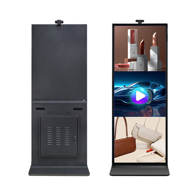 70' Вертикальный полный экран 4K IR сенсорный экран LCD растянутый рекламный киоск с камерой