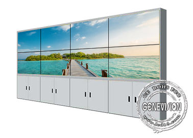 шатона узкой части стены 55inch 4K UHD экран LCD видео- соединяя показывает шкаф стойки пола 2*4