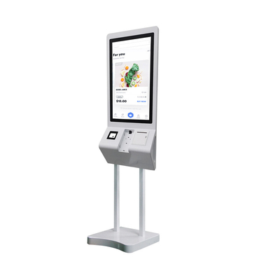 27 дюймовый самообслуживающий кассовый киоск с печатным сканером QR-кода