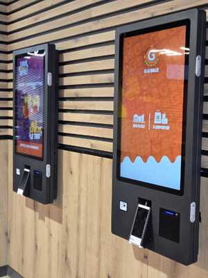 24 32 дюймовый интерактивный автоматический сенсорный экран, платежный киоск, самостоятельный заказ