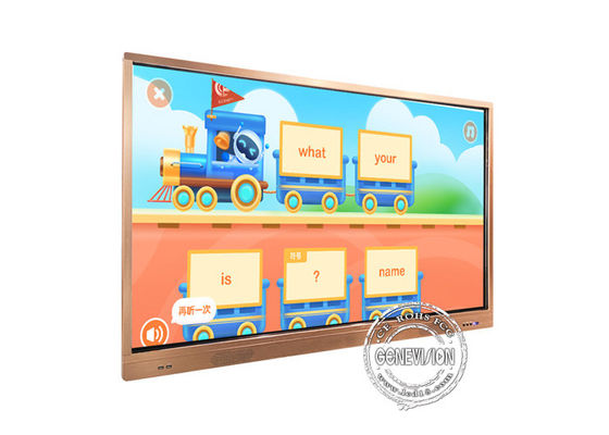 Инфракрасн взаимодействующее Whiteboard экрана касания доски двойной системы 75 дюймов умное
