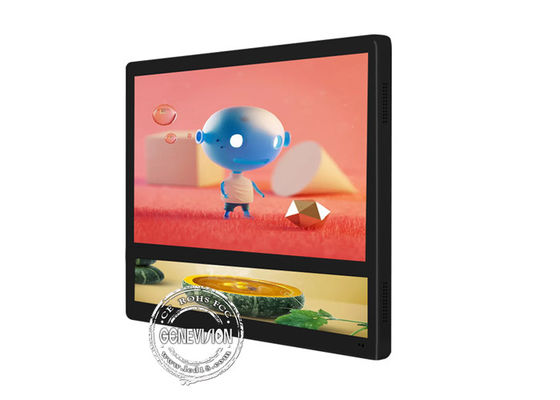 Экран рекламы лифта USB LCD держателя стены двойной