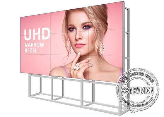 55 стена LCD последовательного подключения DP полиэкрана дюйма 4K видео-