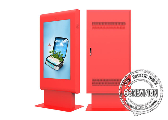 2500 Nits справляются стойка на открытом воздухе Signage IP65 цифров делает водостойким