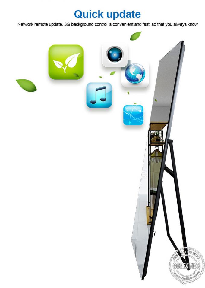 Андроид 7,1 43" волшебное зеркало с Nano Signage цифров рекламы касания